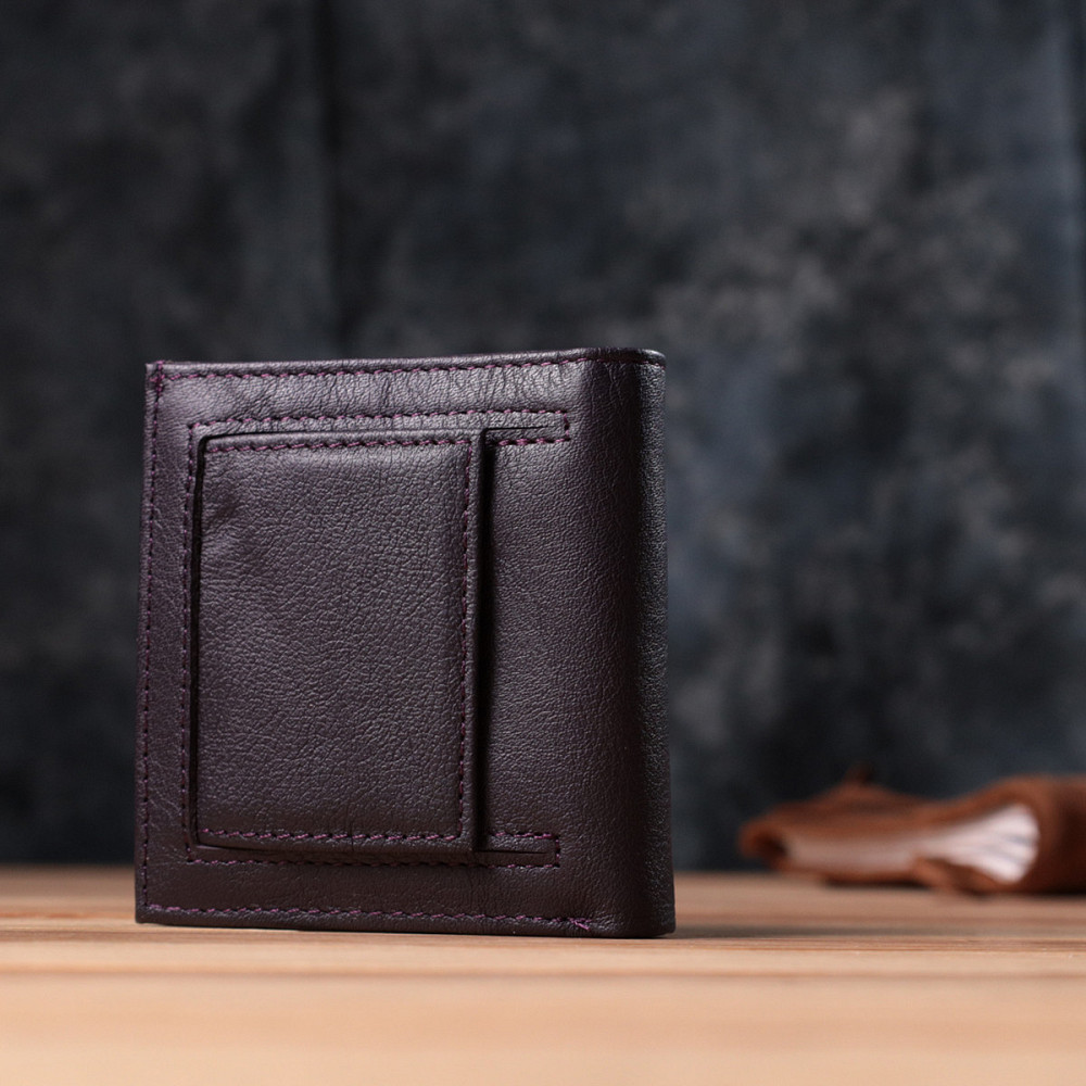 Компактный женский кошелек из натуральной кожи ST Leather 22855 Коричневый Киев - изображение 2