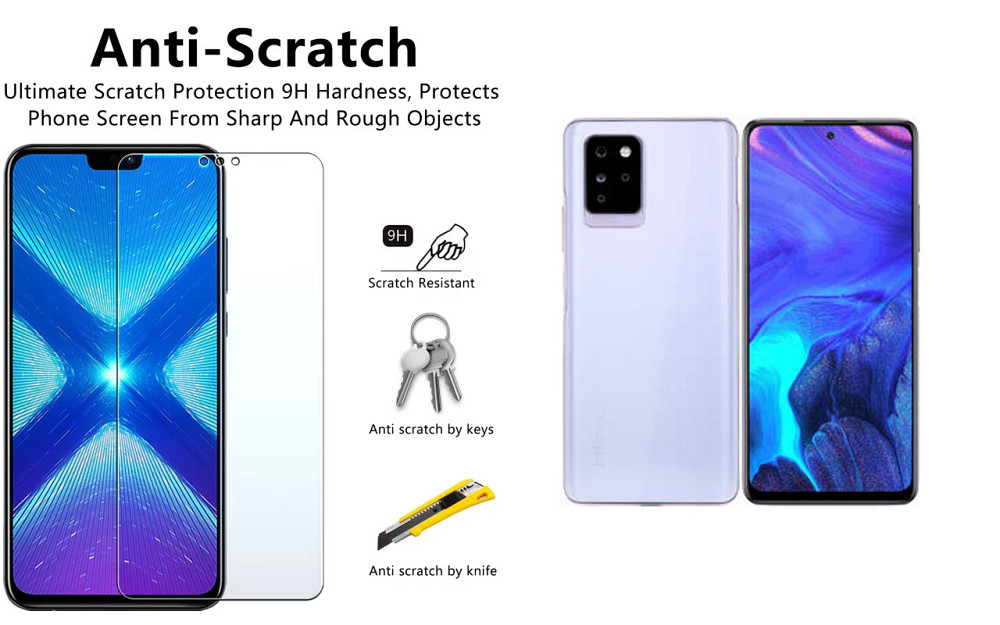 Защитное стекло NeoGlass для Infinix Note 10 Pro – ультрапрозрачное и устойчивое Киев - изображение 1