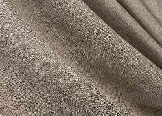 Комплект штор VR-Textil Лен Мешковина 200х270 2шт и Тюль 600х270 113ш-115т Светло-кофейный с белым 71-053/7 Киев