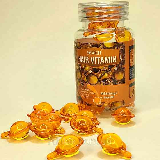 Капсули для волосся Sevich Hair Vitamin With Ginseng & Honey Oil (женьшень і мед) Херсон