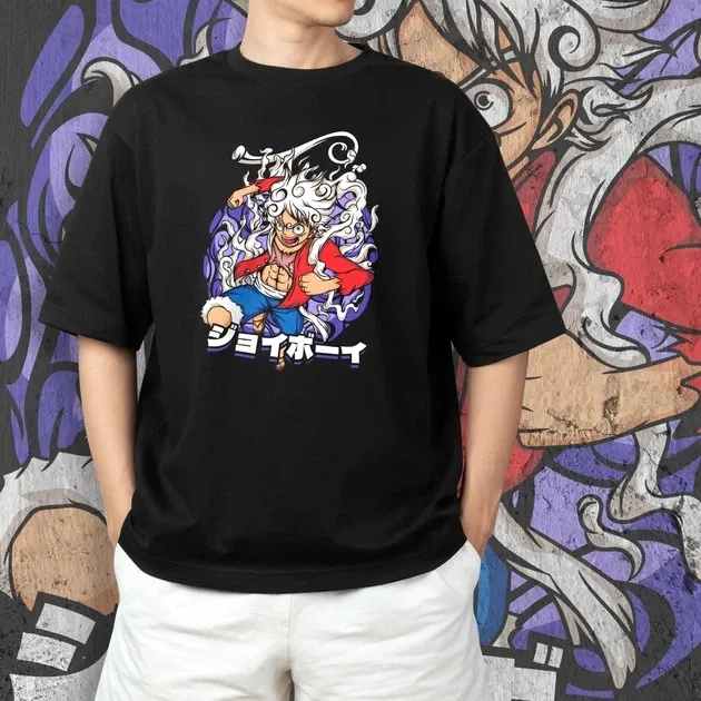 Футболка для підлітка хлопчика з принтом Ван Пис Gomu gomu Fruit Розмір 160 Anime10213 Дніпро - фото 4