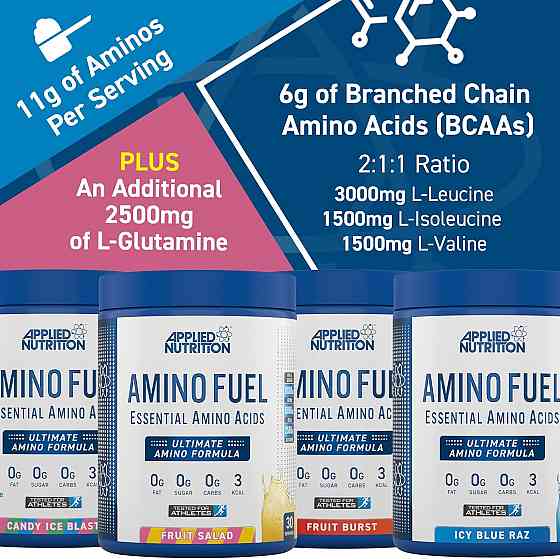 Аминокислотный комплекс Applied Nutrition Amino Fuel (390g - 30 Servings) (Fruit Burst ) Луцк