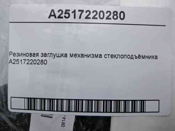 Mercedes-Benz  A2517220280 Гумова заглушка механізму склопідйомника Одесса