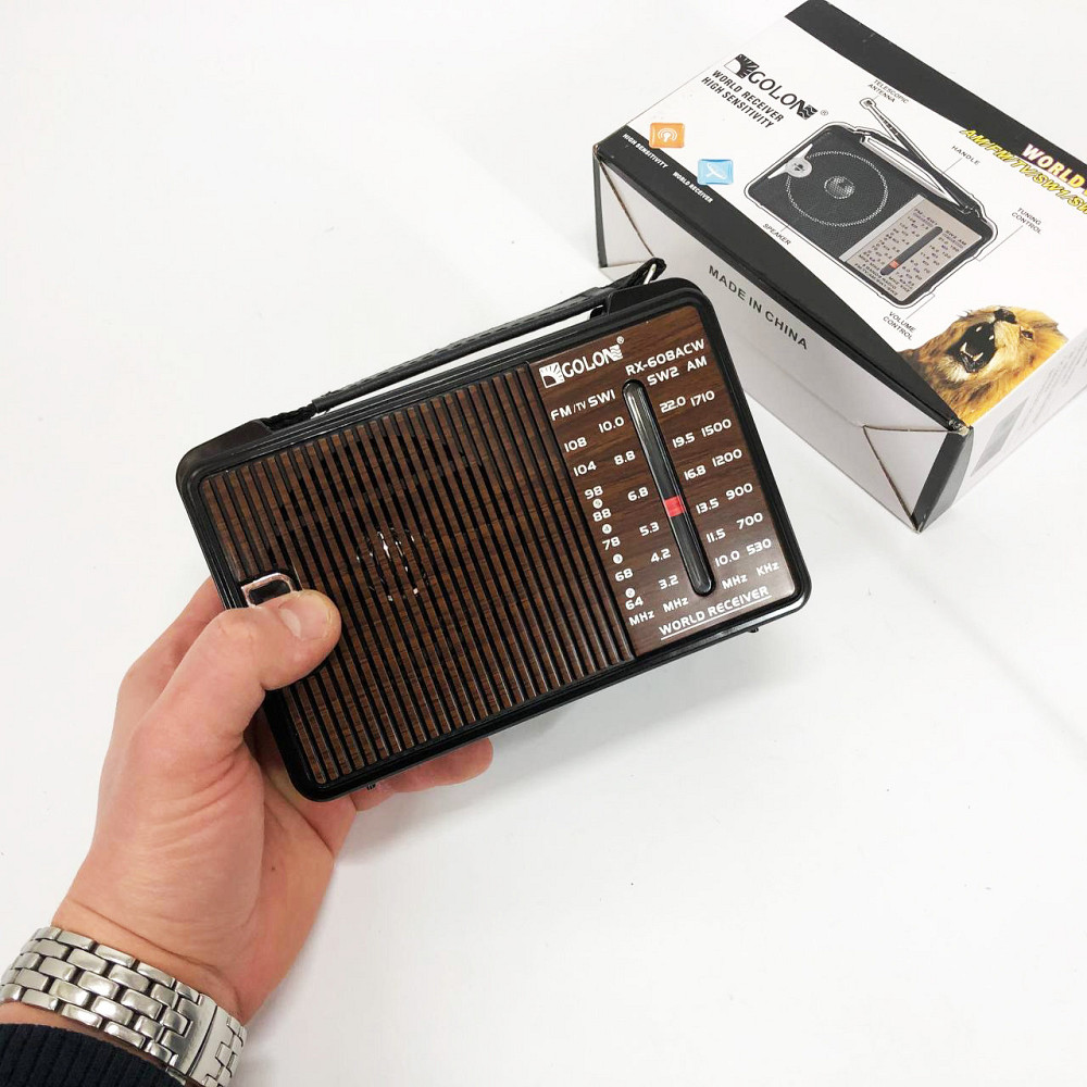 Радиоприемник GOLON RX-608 всеволновый на батарейках + OG-608 поддержка USB/microSD/MP3/WMA Киев - изображение 6