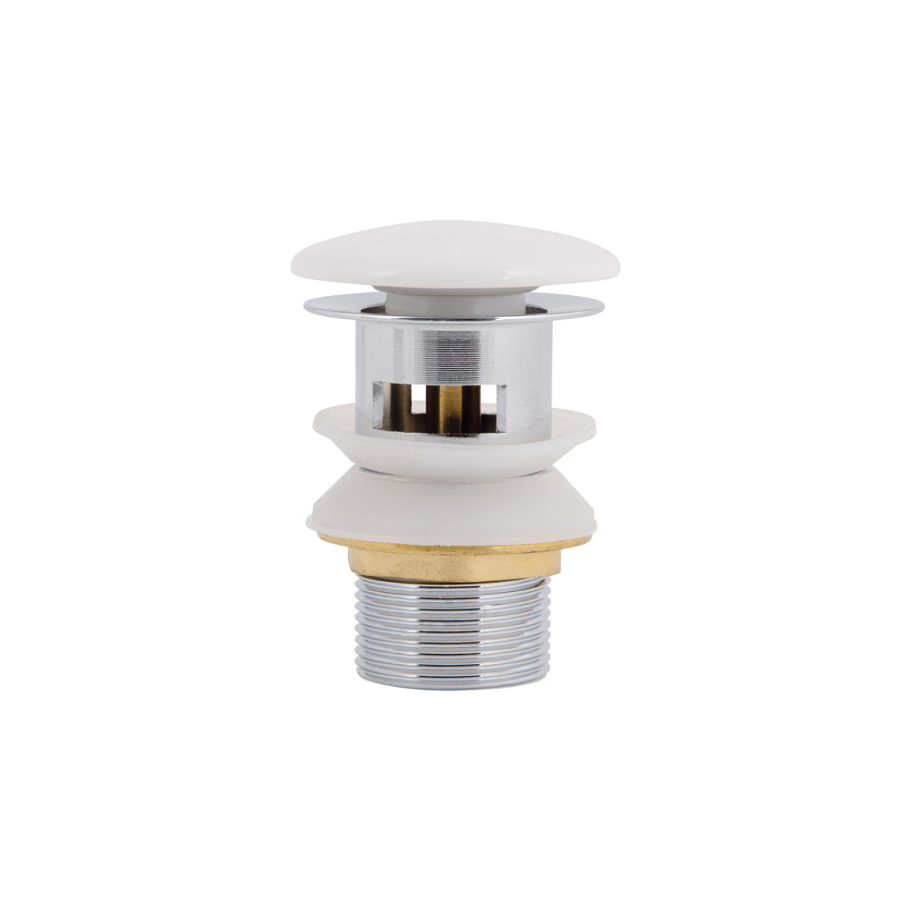 Qtap Pop-up Донний клапан для біде з переливом 70х70х110 mm White Київ - фото 1