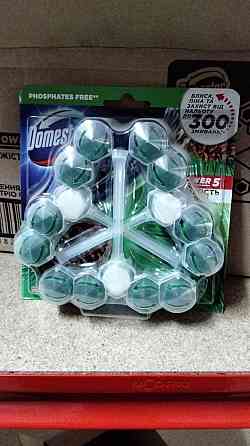 Туалетный блок Domestos Power 5 Свежесть хвои 3 × 55 г Киев