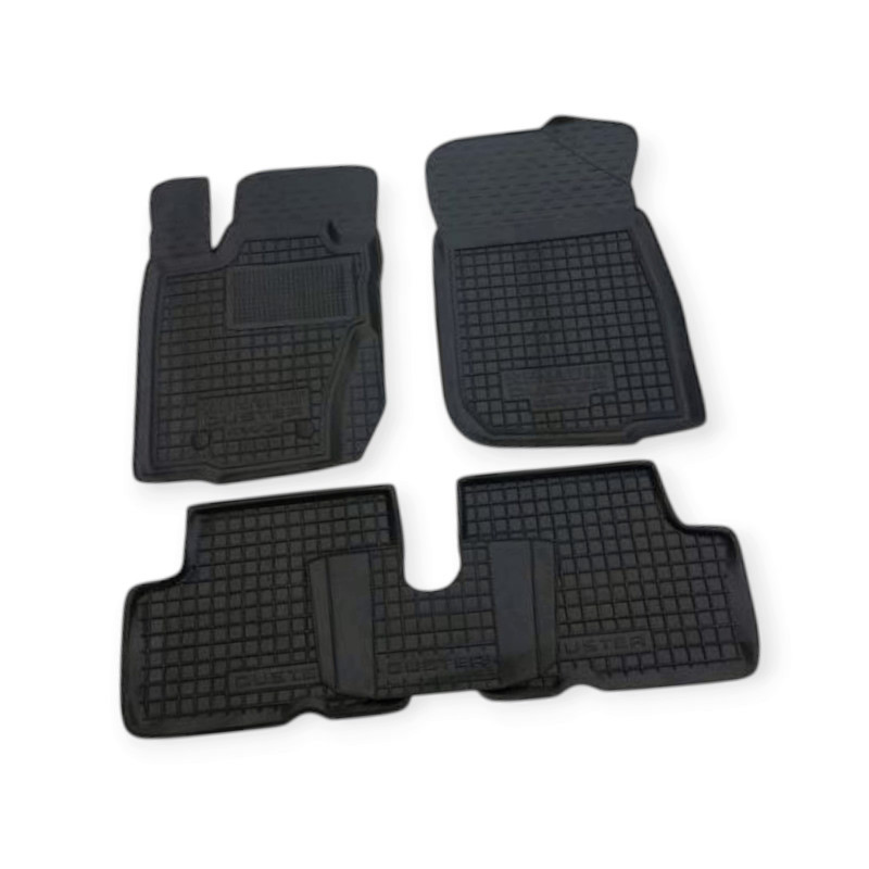 Килимки Рено duster i 2012-2014 4wd (рус.cб.) борт 2,5см, з перемичкою салону Мукачево - фото 1