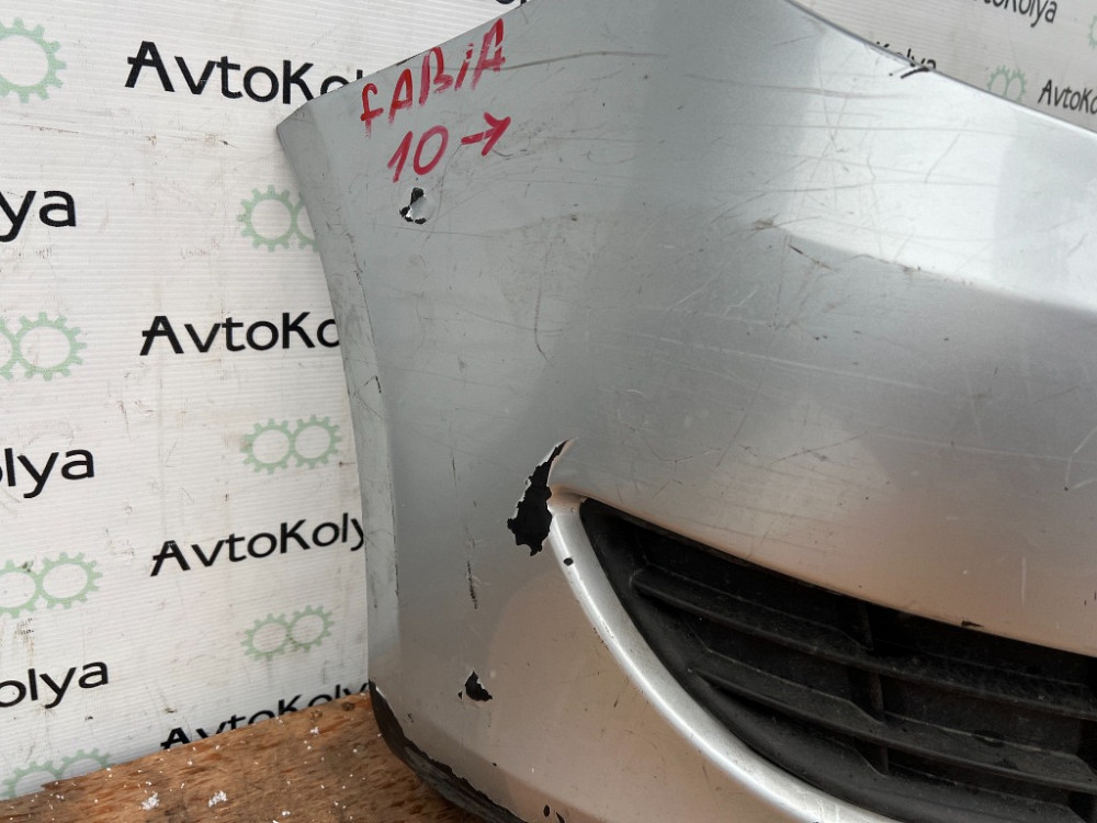 Бампер передній Skoda Fabia II 2010-2015 (універсал) Ковель - изображение 4