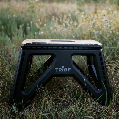 Стілець складаний Tribe Camp Chair Low пластиковий Black (T-EF-0001-black) Вінниця - фото 4