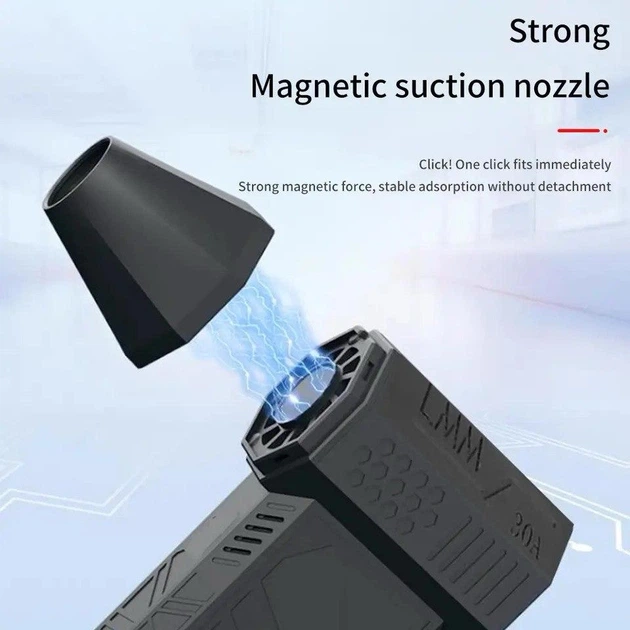 Турбовентилятор Turbo Fan LMM 30A 200W Чорний Київ - фото 7