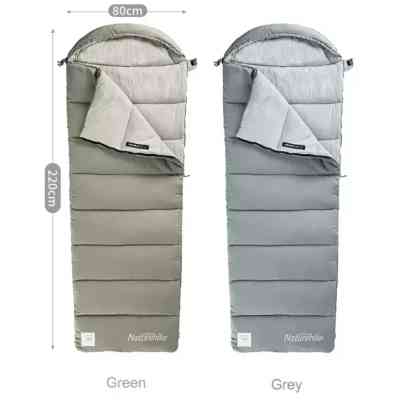 Спальный мешок Naturehike з капюшоном із мішком для зберігання M300 CNK2350WS023, зелений, лівий (6927595776018) Вінниця