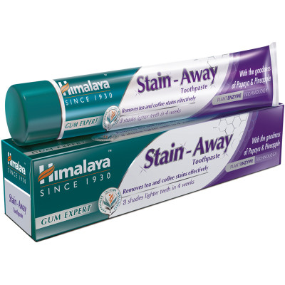 Зубная паста Himalaya Herbals Stain-Away отбеливающая против пятен 75 мл (6297000713960/6297000713977) Винница - изображение 1