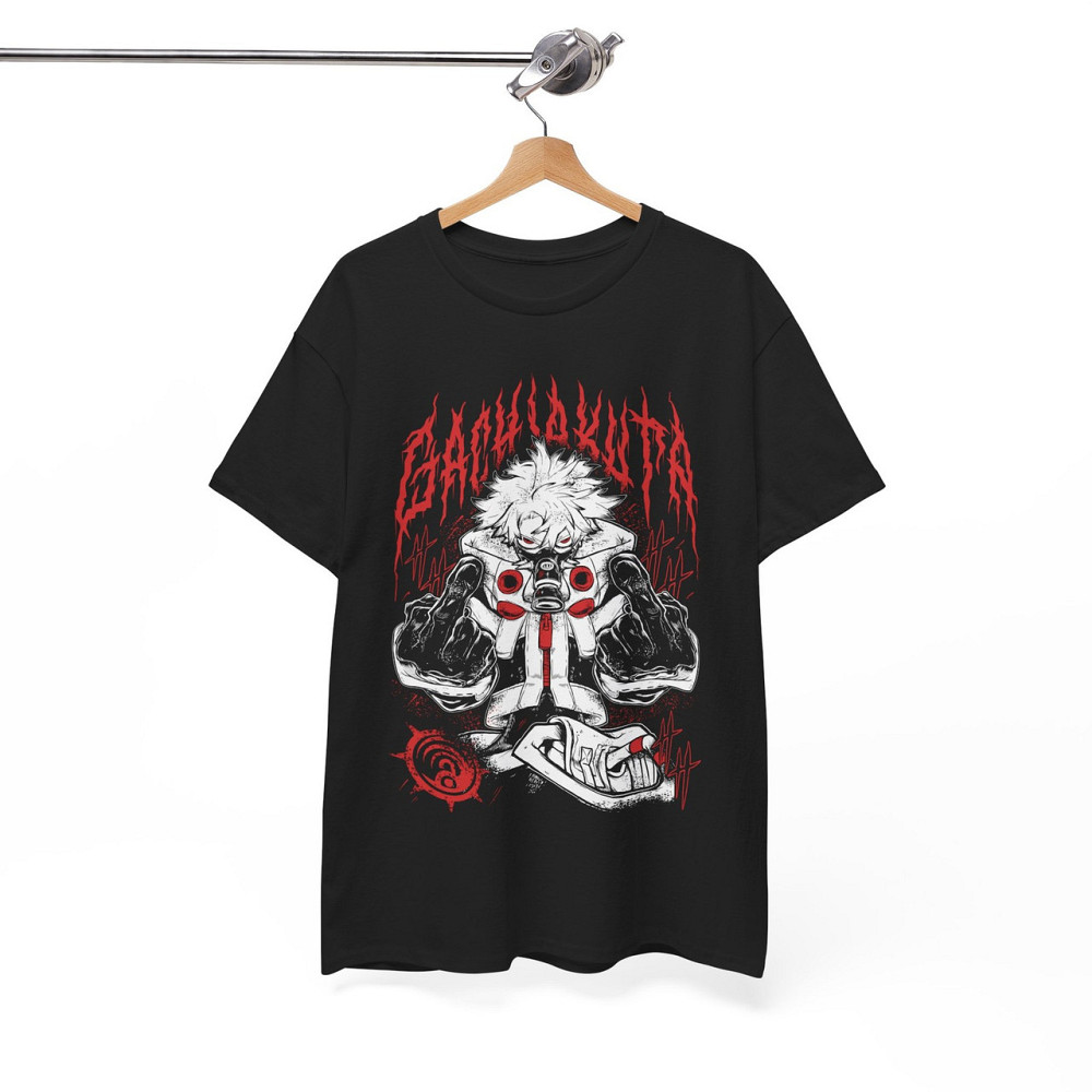 Футболка для хлопчика з аніме принтом Гакхіакута Томе Хоррор Манга оверсайз (зріст від 165 до 180) Чорний AnimeJ0042m Дніпро - фото 4