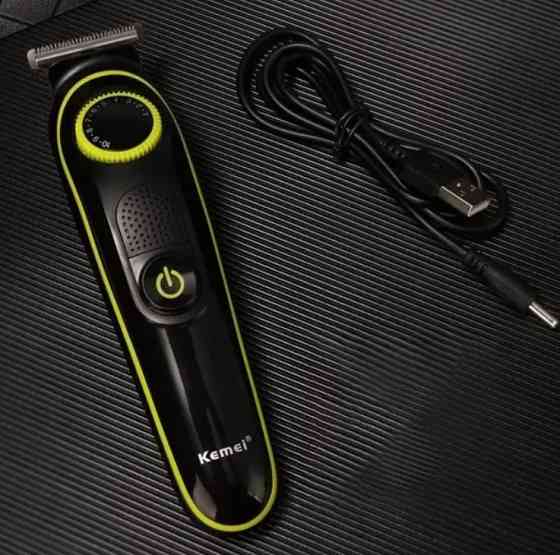 Машинка для стриження волосся, стайлер Kemei KM-696, чорний Вінниця