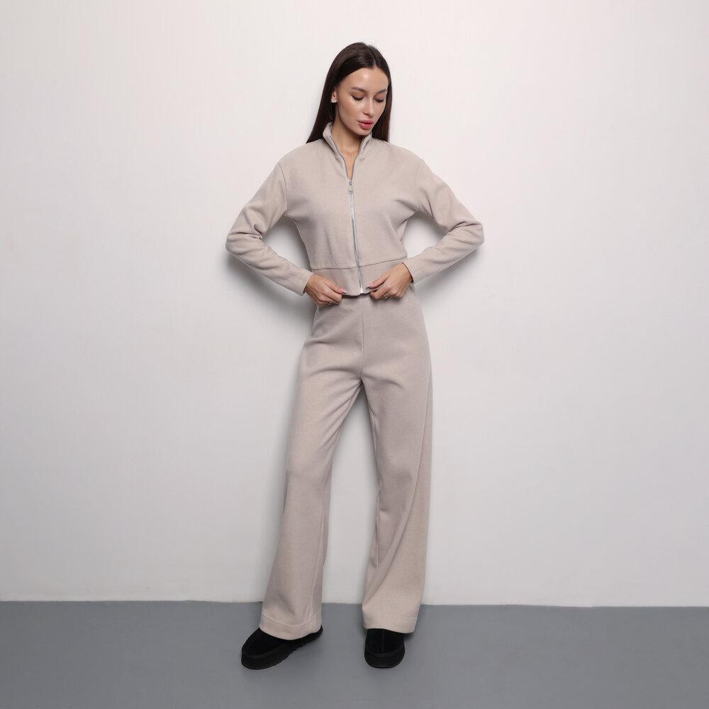 Женский повседневный костюм бежевый. Костюм женский Pobedov Twin бежевый. Киев - изображение 1