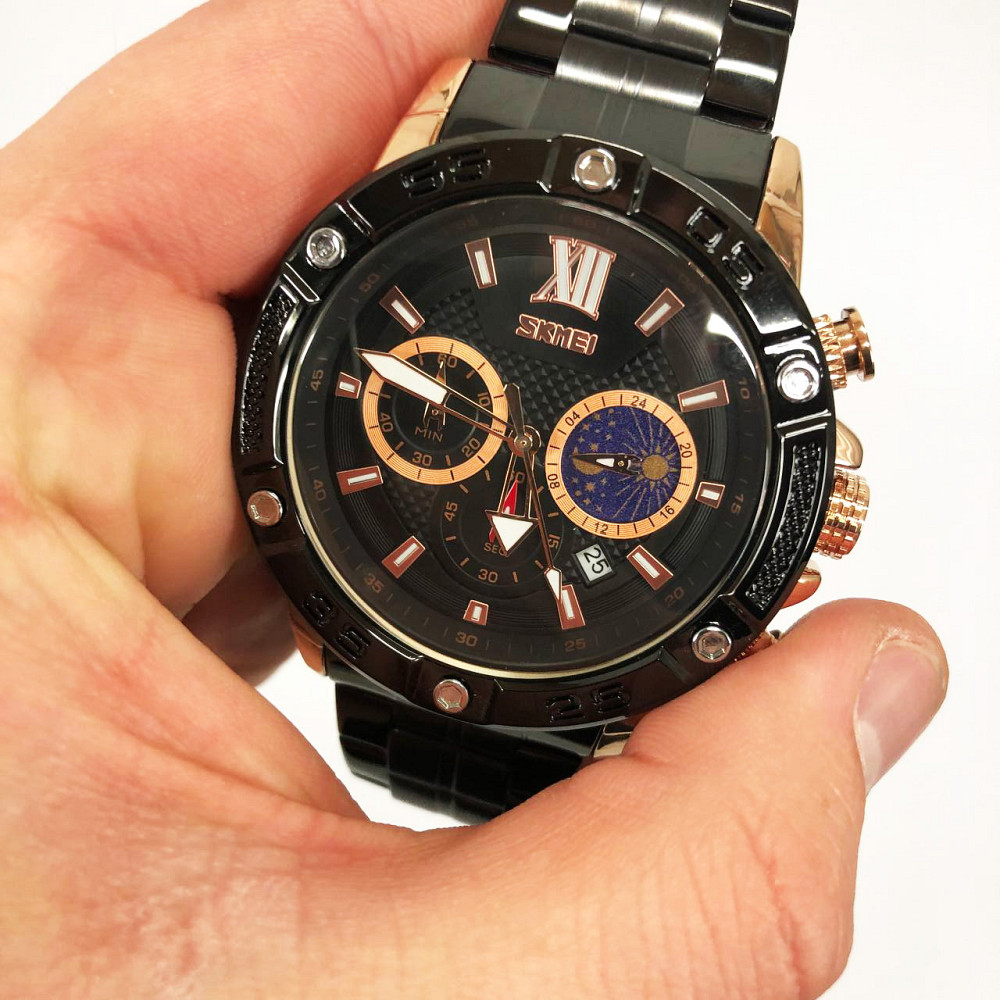 Наручний чоловічий годинник стильний діловий, Красиві чоловічі годинники наручні кварцові UD-85 Львів - фото 5