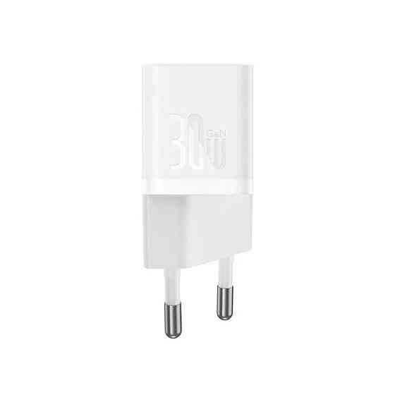 Мережевий зарядний пристрій Baseus GaN5 Fast Charger 1C 30W EU White CCGN070502 Одеса