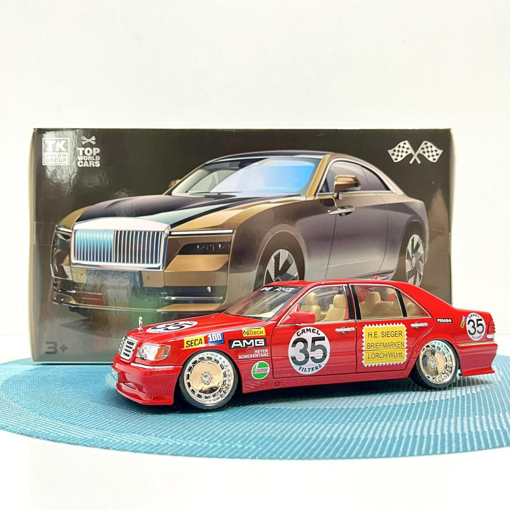Машинка Авто Експерт Mercedes-Benz S-Class W140 металопластикова 1:24 звук світло інерція відчиняються двері капот багажник Чернигов - изображение 3