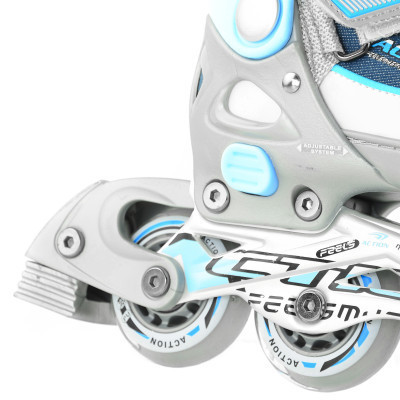 Роликові ковзани Action Kire Блакитні 29-32 (PW-126B-13-2BLUE/29-32) Вінниця - фото 10