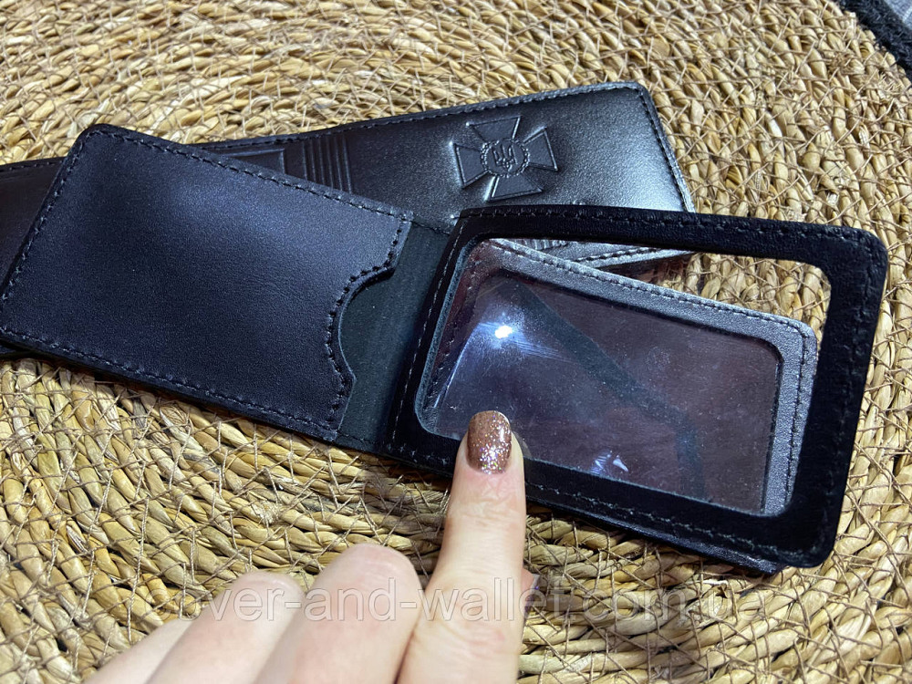 Обкладинка на посвідчення Державна прикордонна служба на три відділення (під картку) Puos Київ - фото 4