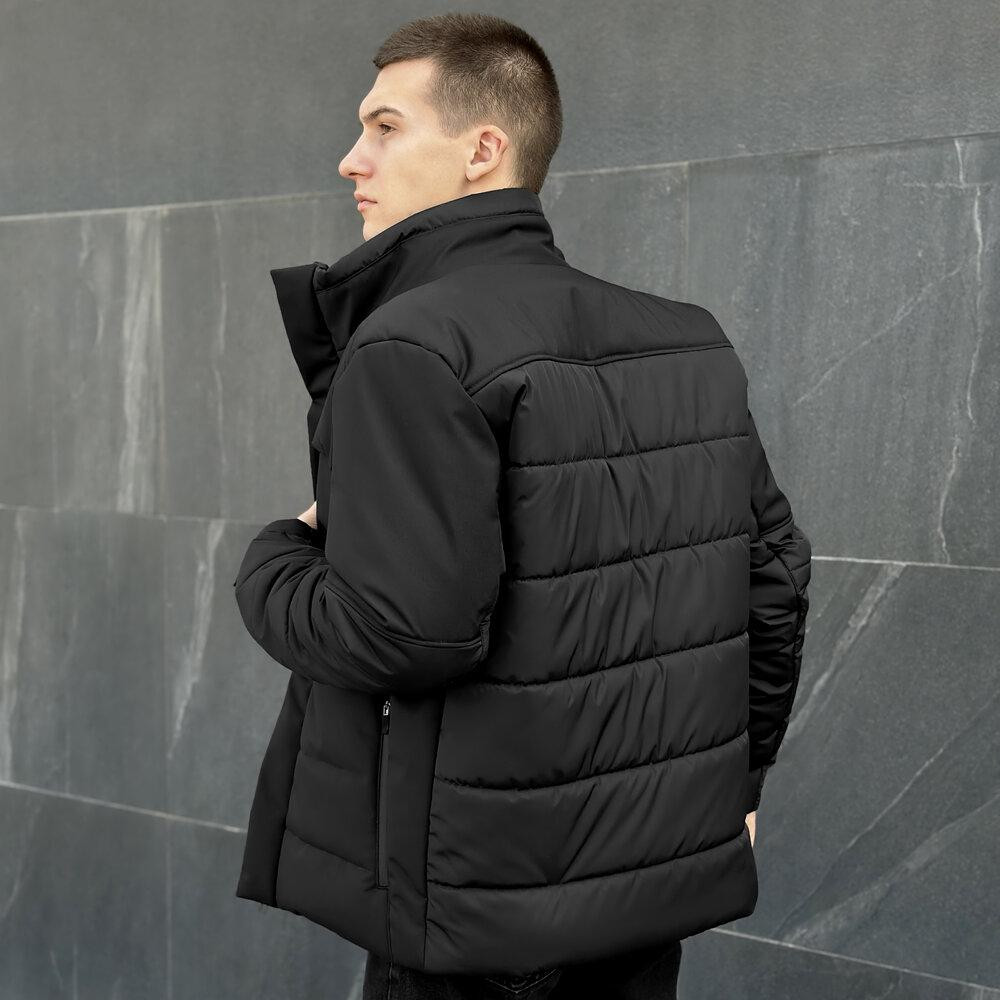 Демісезонна чорна чоловіча куртка Pobedov Darkness. Куртка весна осінь для чоловіків чорна Київ - фото 9