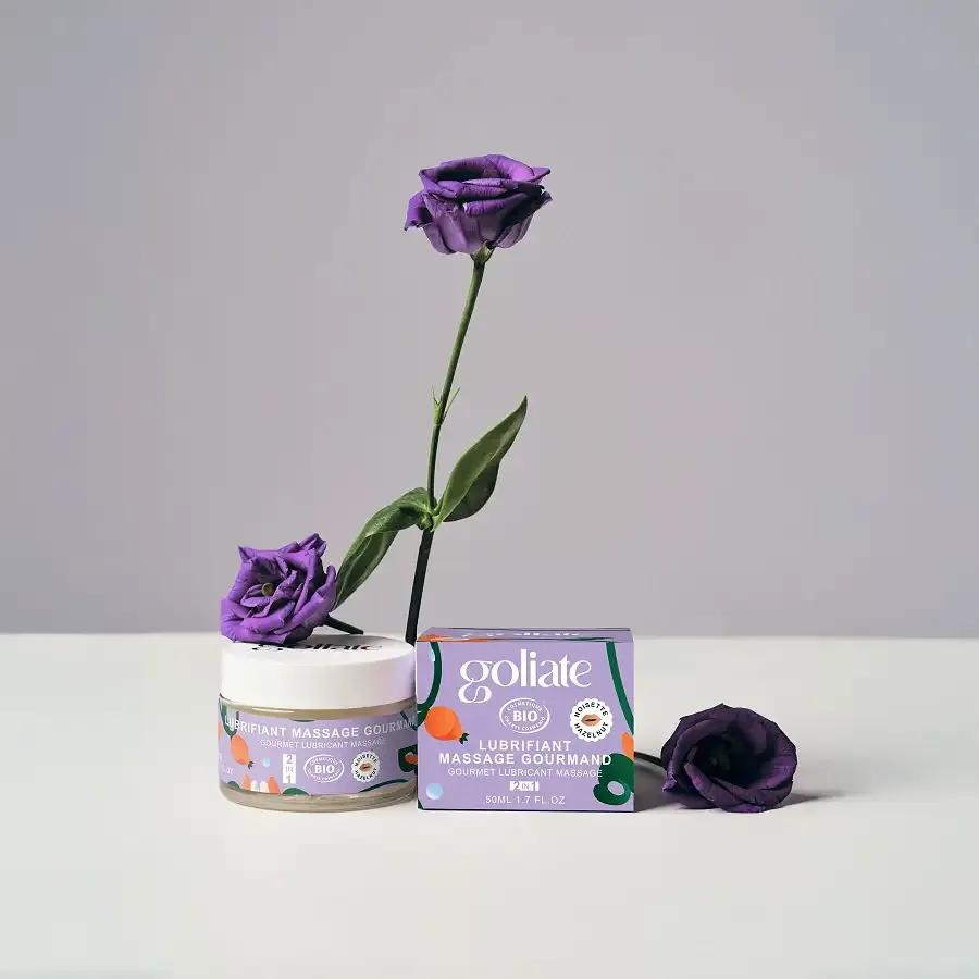 Масажна олія-лубрикант з ароматом та смаком фундука Goliate Couple Gourmand Noisette 50 мл Львів - фото 2