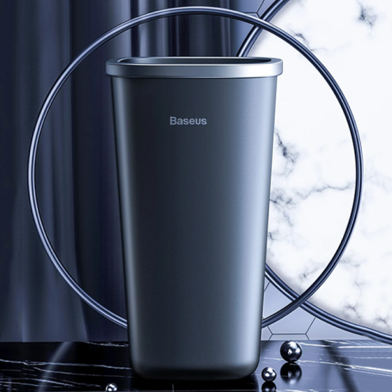 Автомобільний сміттєвий контейнер Baseus Dust-free Vehicle-mounted Trash Can（TrashBag 3 roll/90）Black Київ