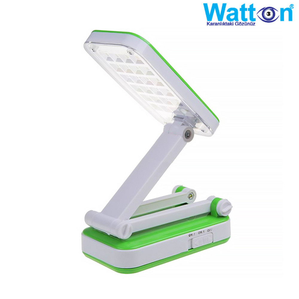 Акумуляторна настільна лампа Watton WT-006 світлодіодний світильник трансформер працює 10 годин Зелений Кам'янець-Подільський - фото 4