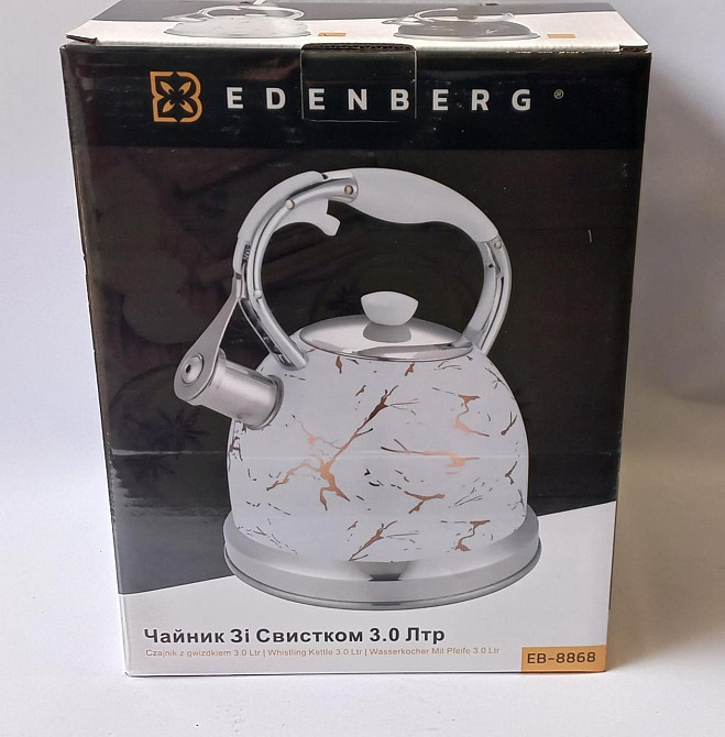 Чайник со свистком 3 л из нержавеющей стали с многослойным дном, для всех типов плит, долговечный Одесса - изображение 5