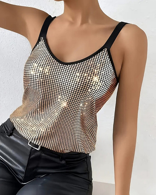 Топ жіночий золотистий №2 Смела - изображение 1