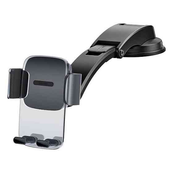 Держатель телефона автомобильный Baseus Easy Control Clamp Pyste Type + Air Outlet set черный Львов