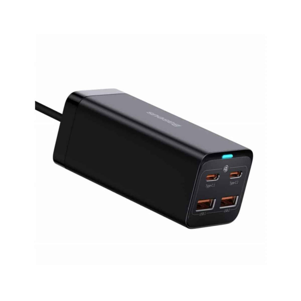МЗП Baseus GaN3 Pro Desktop Fast Charger 2U+2C 100W EU Black Киев - изображение 3