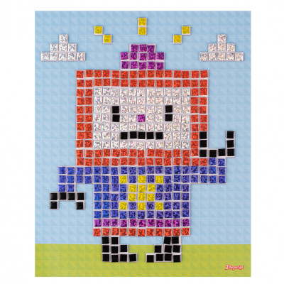 Набор для творчества 1 вересня Пиксельный Робот Аппликация стикерами из фоамирана ЭВА (954581) Винница - изображение 3