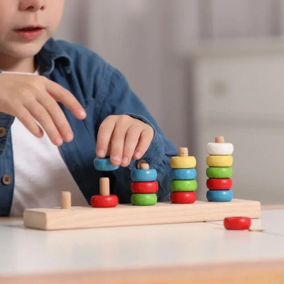 Развивающая игрушка Ігротеко Счеты-пирамидка (900439) Винница - изображение 5