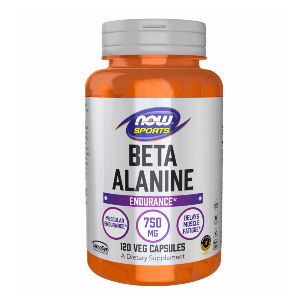 Бета-аланін Now Beta Alanine 750mg 120 vcaps Київ - фото 1