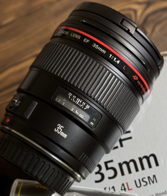Объектив Canon EF 35mm f/1.4L USM . Киев - изображение 1