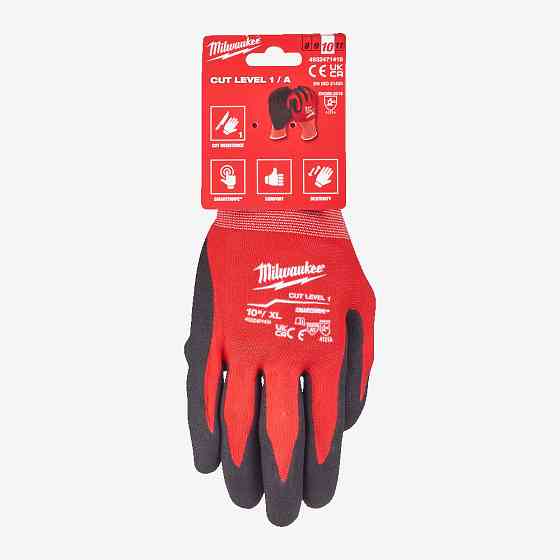 Рукавиці MILWAUKEE з опором порізам 1/A рівня, 10/XL Одеса