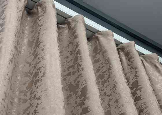 Шторна тканина льон мармур, колекція "Pavliani VO" колір сіро-бежевий 1717ш Київ