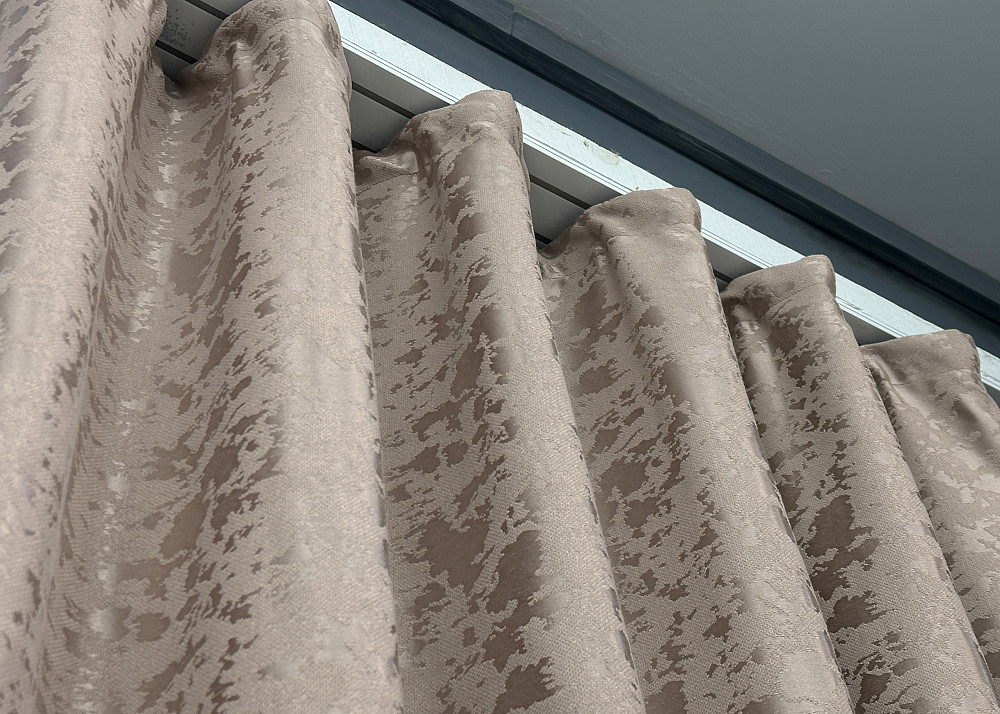 Шторна тканина льон мармур, колекція "Pavliani VO" колір сіро-бежевий 1717ш Київ - фото 4