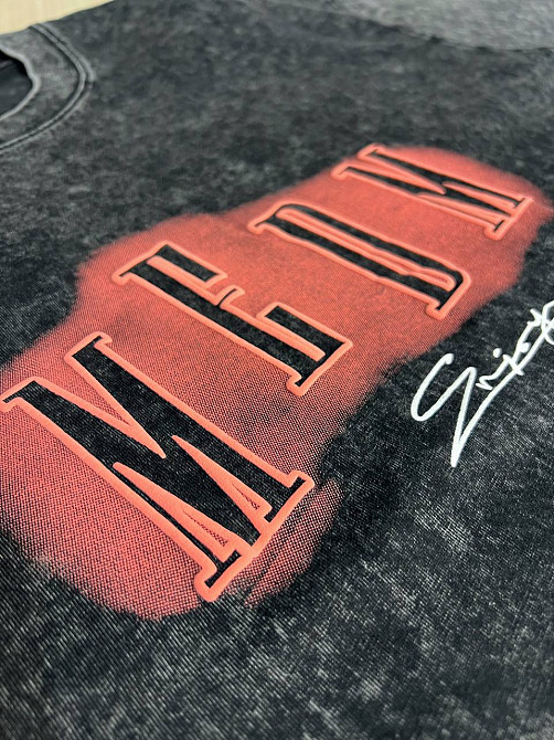 Футболка женская YUJIE YISHANG 160 оверсайз тай-дай большие размеры, черный, one size Киев - изображение 17