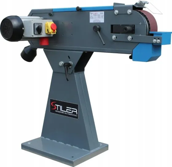 Stiler Szlifierka Taśmowa Stołowa Pasowa Do Metalu Drewna Taśma 75x2000 MM 1767125845 Київ
