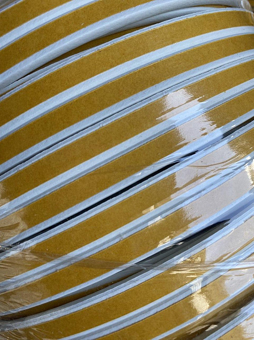 Уплотнитель самоклеящийся Sanok Rubber тип D 9х7,5 мм, 100 м (белый) Польша Харьков - изображение 4