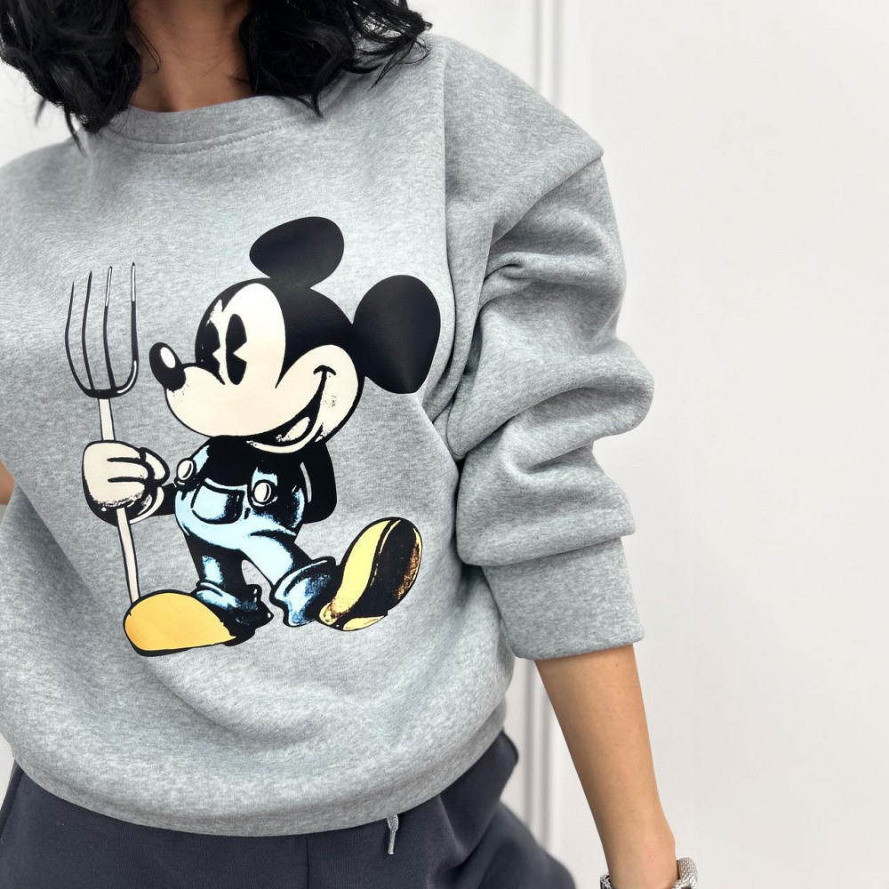 Двухцветный спортивный костюм с шапкой Minnie батал Киев - изображение 9