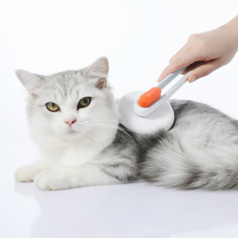 Щітка для грумінгу для тварин PetKit Pet Grooming Brush PGB2 (Біла) Миколаїв - фото 8