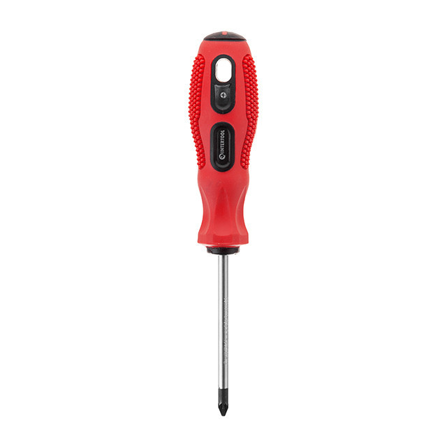 Викрутка хрестова, PZ1×75 мм, Cr-V INTERTOOL VT-3155 Київ - фото 4