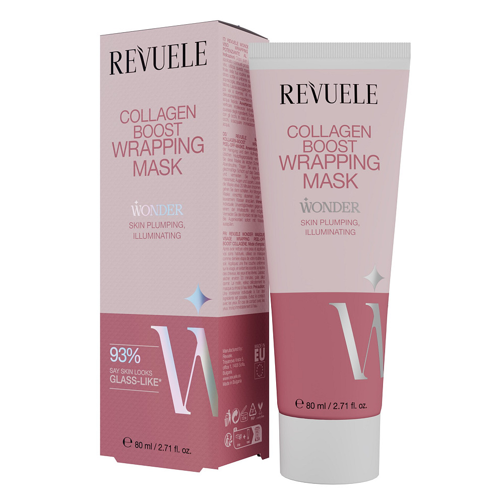 Ночная маска-обертывание Wonder collagen boost Revuele 80 мл Киев - изображение 2