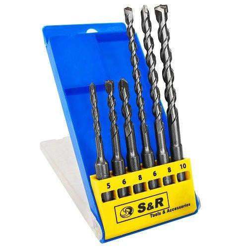 Набір бурів S & R Meister SDS-plus 6 шт.(210240006) Коломия - фото 1