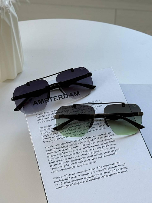 Очки унисекс на среднее лицо с металлической оправой для повседневной носки MasterSem Киев - изображение 10