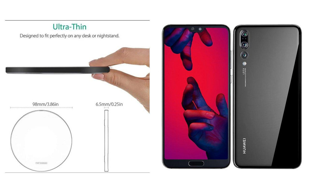 Бездротовий зарядний пристрій Copper до 30W для Honor Magic5 Pro, USB-C, LED Київ - фото 3