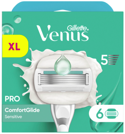 Картридж Gillette Venus PRO Comfortglide Sensitive (6) 5 лез Львів